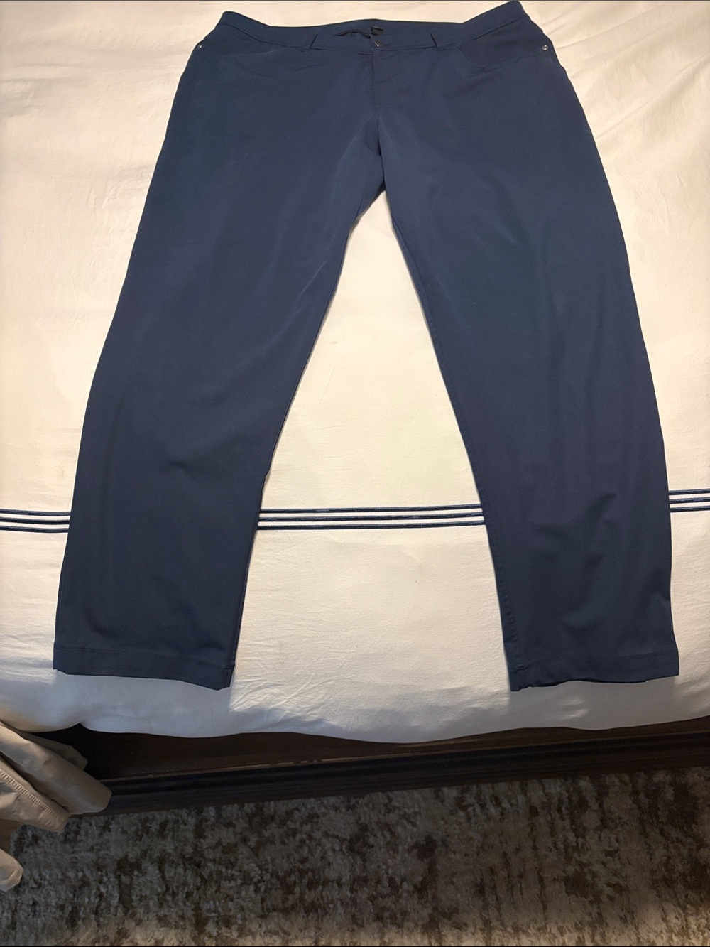 lululemon athletica Men's Chino-Style Pants in Navy Blue 38x32
